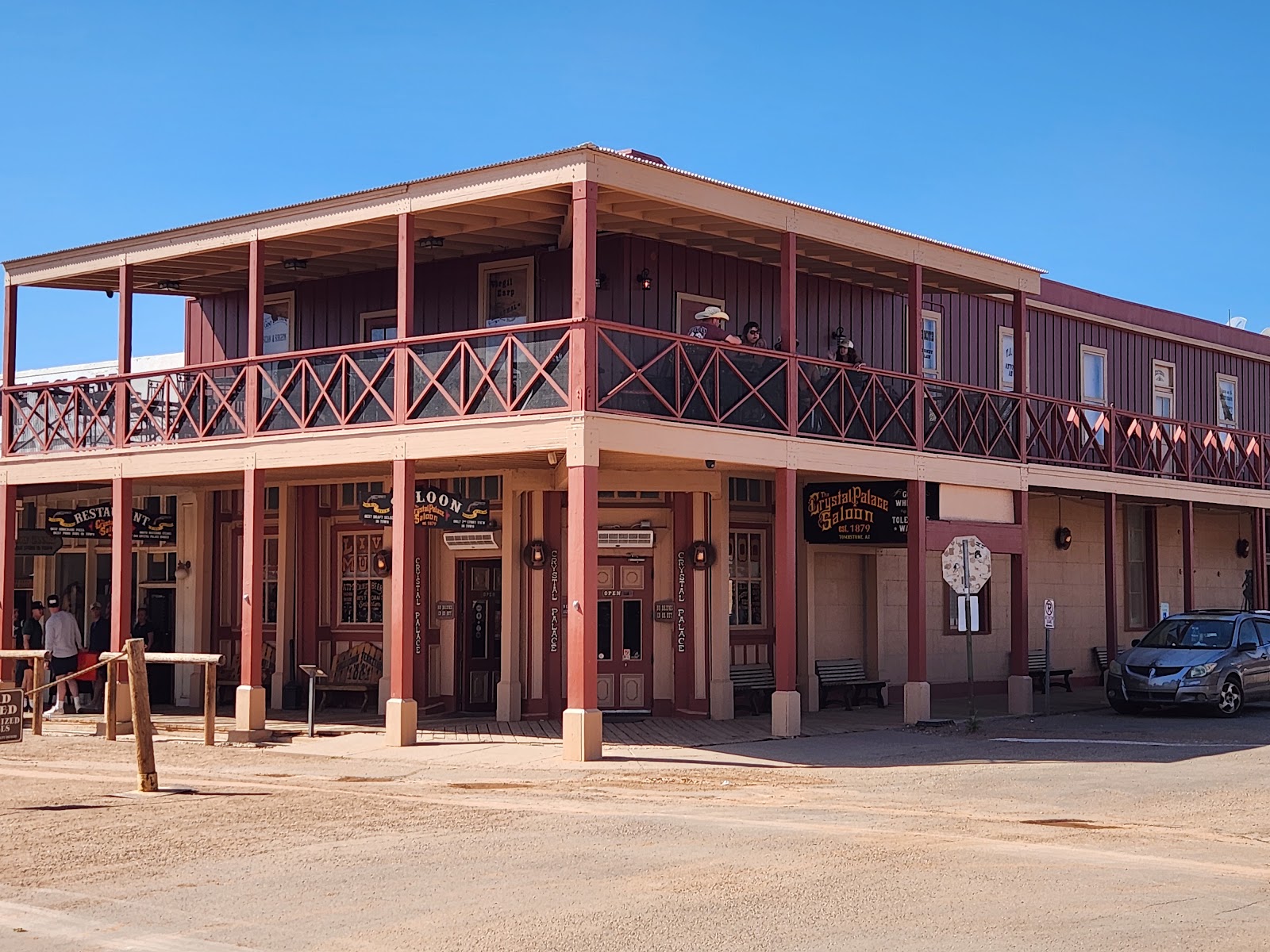 Crystal Palace Saloon building on Allen Street in Tombstone, Arizona